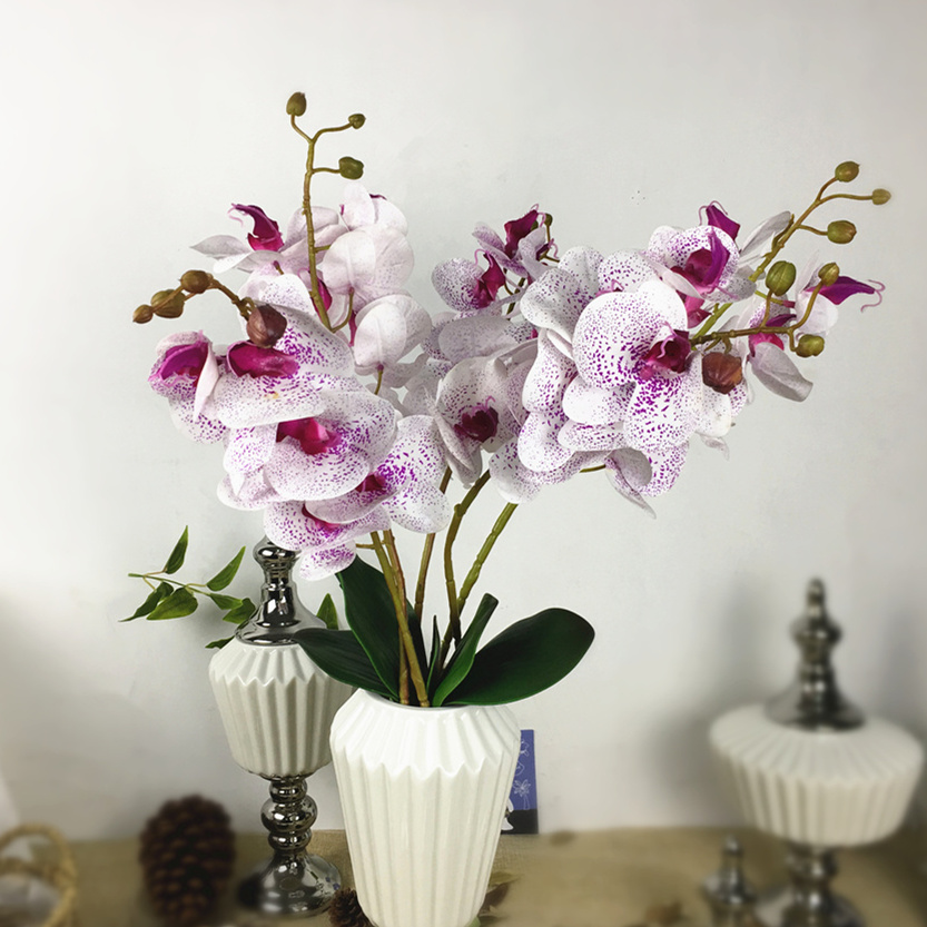 1 Set=5 flower branches + 2 orchid stems, Real touch Latex Artificial Flowers flores Butterfly Orchid Home Wedding Decoration, Purple
1 Set=5 flower branches + 2 orchid stems, Real touch Latex Artificial Flowers flores Butterfly Orchid Home Wedding Decoration, Purple
