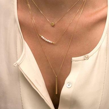 Necklaces Pendant Fashion Gold Layered Collier Plastron Body Necklace Set Turkish Jewlery 18K Gold Plated Chain Long Beautifully Necklaces
Necklaces Pendant Fashion Gold Layered Collier Plastron Body Necklace Set Turkish Jewlery 18K Gold Plated Chain Long Beautifully Necklaces