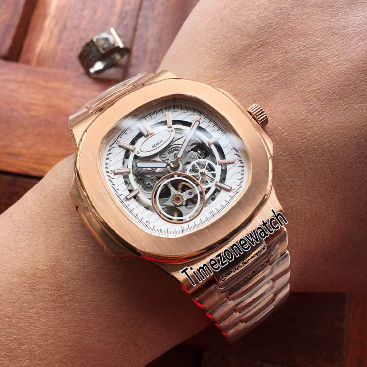 New Nautilus 5712 Rose Gold White Skeleton Dial Tourbillon Miyota Automatic Mens Watch Stainless Steel Watches 10 Colors Timezonewatch E14a1, E14a (3)
New Nautilus 5712 Rose Gold White Skeleton Dial Tourbillon Miyota Automatic Mens Watch Stainless Steel Watches 10 Colors Timezonewatch E14a1, E14a (3)