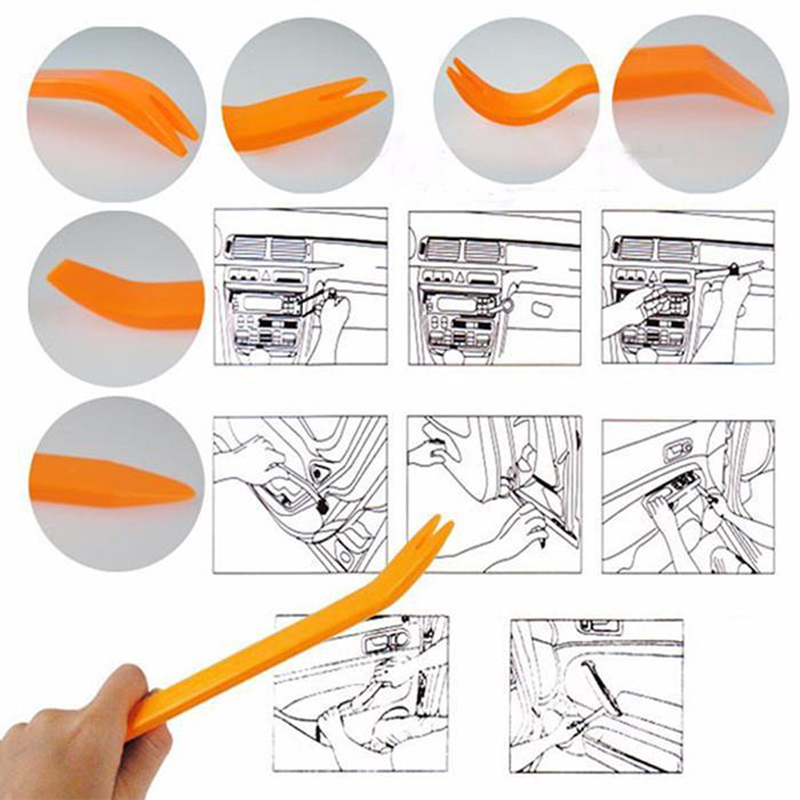 Updating Big Hand Tools Portable Auto Car-Styling Radio Panel Door Clip Panel Trim Disassembly Tool Audio Removal Installer Repair Kits 4pcs/lot