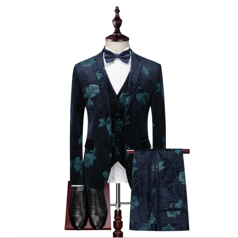 Men's suits high fashion men's suits set men suit 3-piecesuits blaze with pants and vest suit men floral design Formal suit, Same as the picture
Men's suits high fashion men's suits set men suit 3-piecesuits blaze with pants and vest suit men floral design Formal suit, Same as the picture