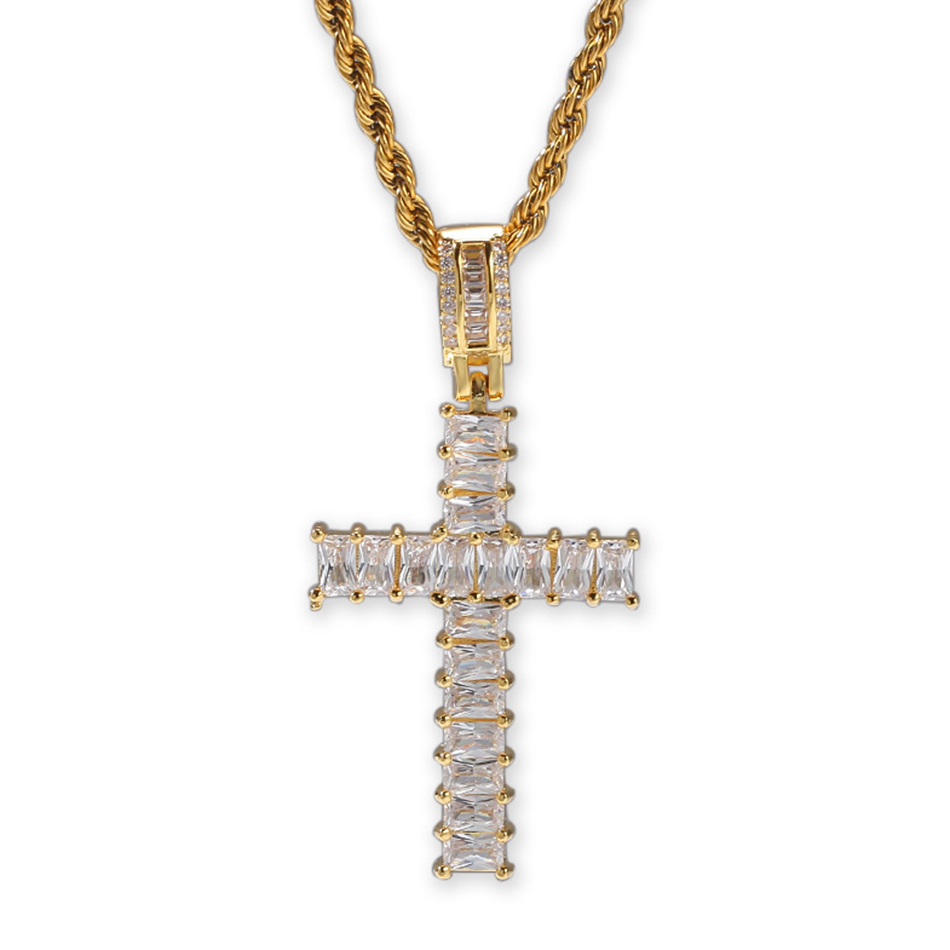 2020 New Arrival Real Gold Plated T Square Cubic Zircon Cross Pendant Necklace Personalized Full Diamond Hip Hop Jewelry Gifts for Lovers
2020 New Arrival Real Gold Plated T Square Cubic Zircon Cross Pendant Necklace Personalized Full Diamond Hip Hop Jewelry Gifts for Lovers