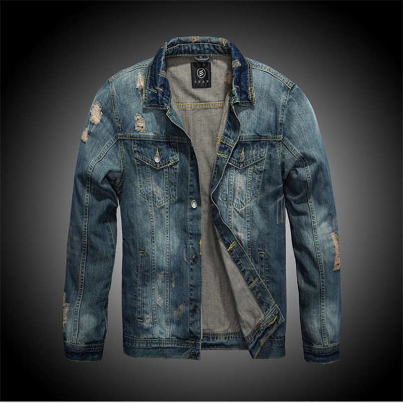 Men's Jean Jacket Slim Men Fits Denim Jeans Solid Male Jean Coats Men Cowboy Fashion Brand Clothing, Blue
Men's Jean Jacket Slim Men Fits Denim Jeans Solid Male Jean Coats Men Cowboy Fashion Brand Clothing, Blue
