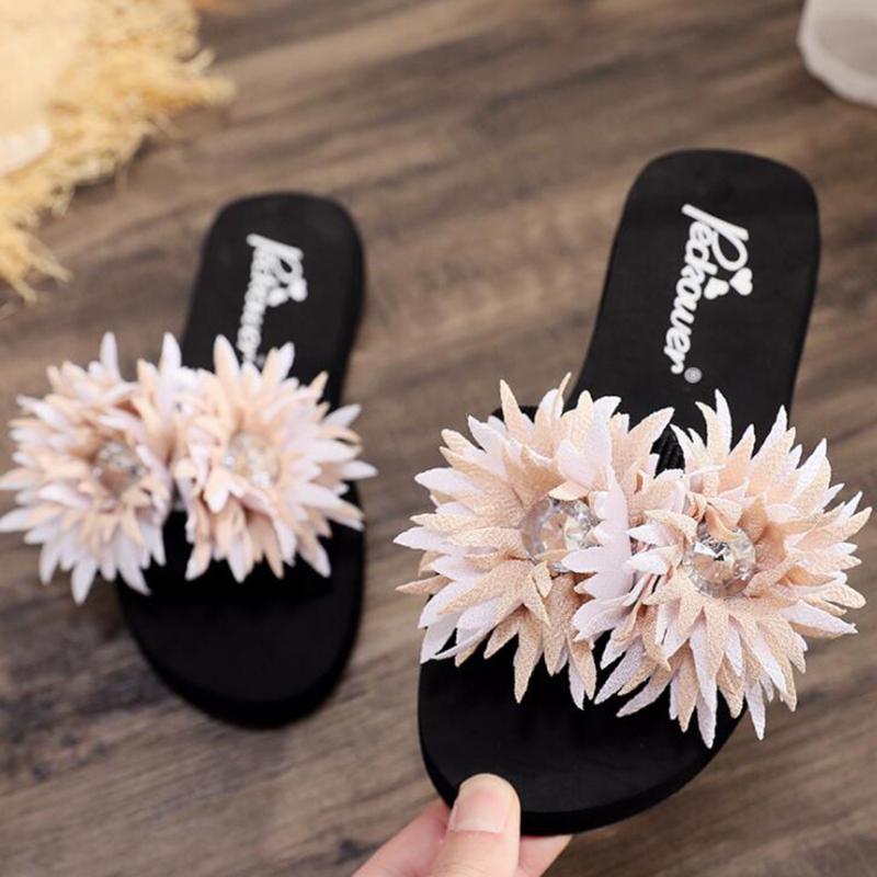 Summer new flat non-slip children's flip-flops girls fashion beach shoes pinch sandals female flowers wear slippers women sh269, Black
Summer new flat non-slip children's flip-flops girls fashion beach shoes pinch sandals female flowers wear slippers women sh269, Black