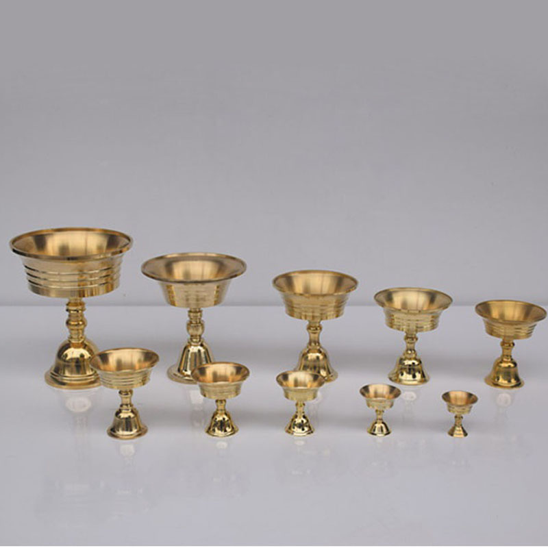 Retro Candle Holder Candelabrum Candlestick Golden Party Beautiful Copper Alloy Collectable Decor Festival Ornament Wholesale ZC0684 H260310