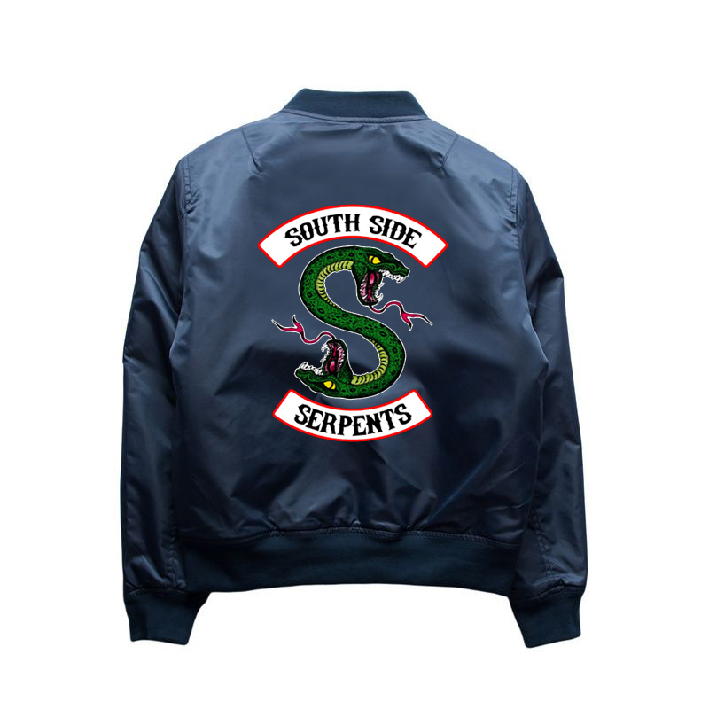 Dropshipping New 2019 Hot Se Thick Riverdale Bomber Jackets Army South Side Snake Print Flight Casual Jacket Men, Black
Dropshipping New 2019 Hot Se Thick Riverdale Bomber Jackets Army South Side Snake Print Flight Casual Jacket Men, Black