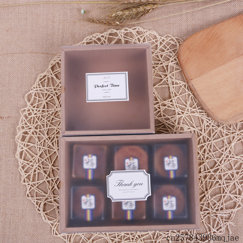 100PCS Moon Cake Boxes Macaron Box with PVC Window Paper Drawer Cake Box Cookies Biscuit Packing with Plastic Window
100PCS Moon Cake Boxes Macaron Box with PVC Window Paper Drawer Cake Box Cookies Biscuit Packing with Plastic Window