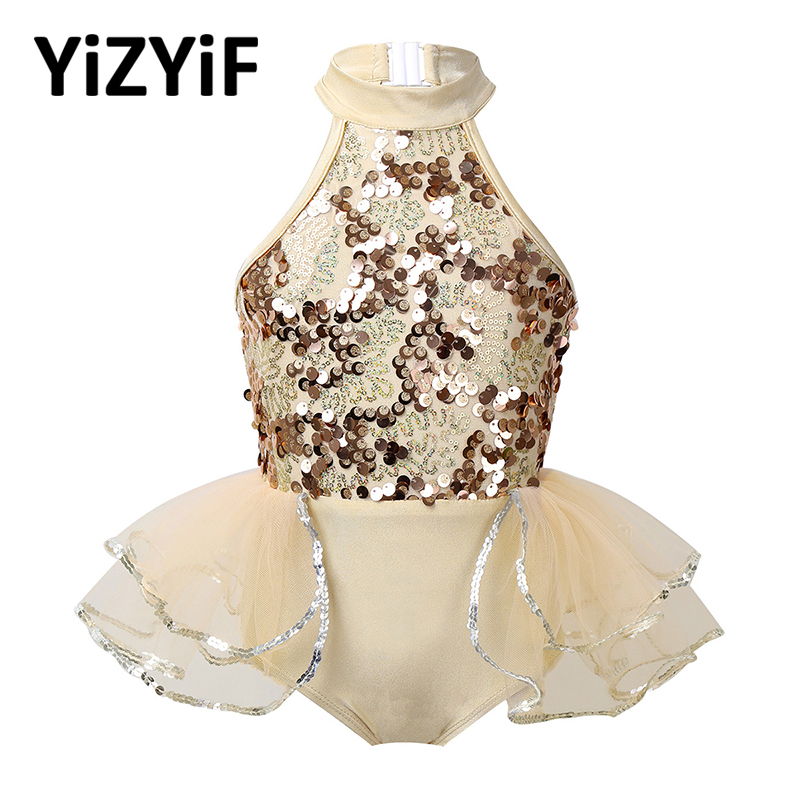 Ballet Leotard Dress Kids Girls Dance Gymnastics Leotard Dress Shiny Sequins Sleeveless Figure Ice Skating Dance Costume, White
Ballet Leotard Dress Kids Girls Dance Gymnastics Leotard Dress Shiny Sequins Sleeveless Figure Ice Skating Dance Costume, White