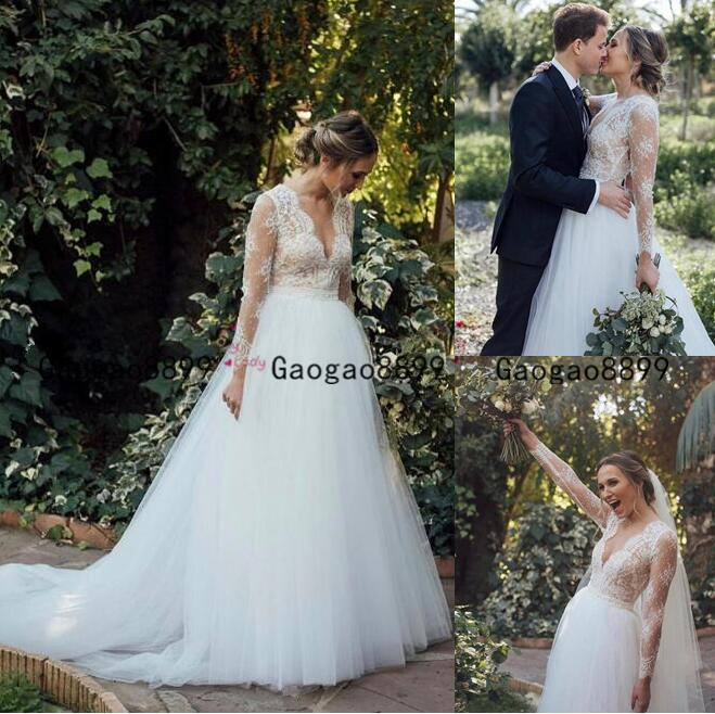 2020 Beach Bohemian Wedding Dresses Sexy v neck sheer lace Long Sleeves Country Boho Bridal Gowns Plus Size Wedding Dress vestidos de novia, Royal blue
2020 Beach Bohemian Wedding Dresses Sexy v neck sheer lace Long Sleeves Country Boho Bridal Gowns Plus Size Wedding Dress vestidos de novia, Royal blue