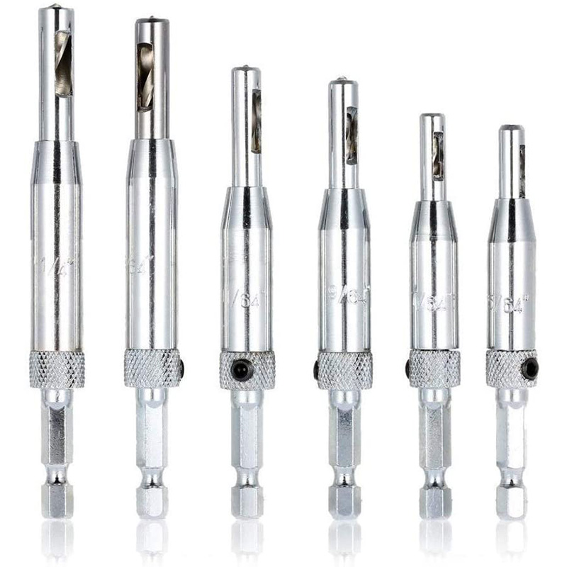 6Pcs Hinge Drill Bit,Self Centering Hinge Cabinet Door Wood Drill Bit Set for Woodworking, Door Window Bits
6Pcs Hinge Drill Bit,Self Centering Hinge Cabinet Door Wood Drill Bit Set for Woodworking, Door Window Bits