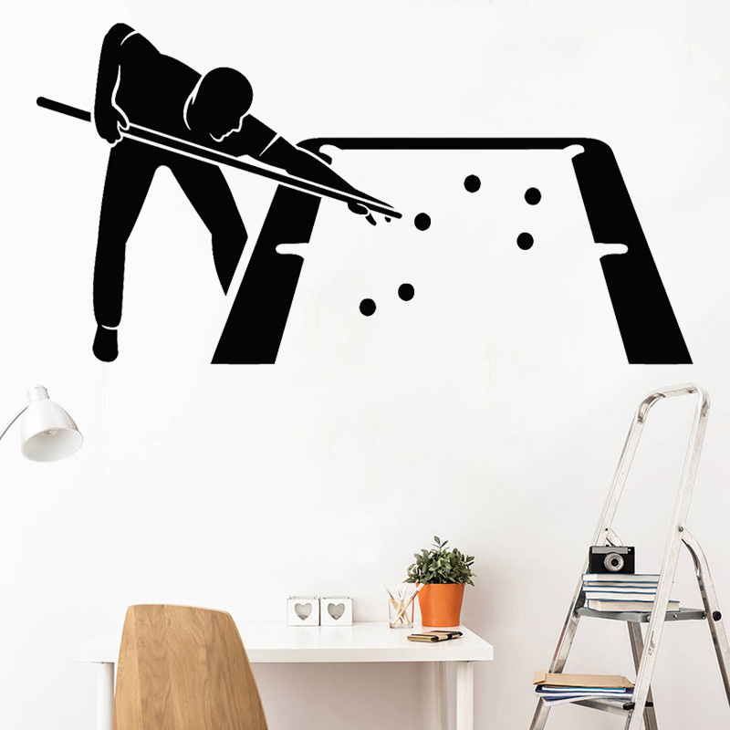 Snooker Club Wall Decal Billiards Leisure Sticker Boys Room Decoration Mural Waterproof Removablr Sticker Table Desk O158
Snooker Club Wall Decal Billiards Leisure Sticker Boys Room Decoration Mural Waterproof Removablr Sticker Table Desk O158