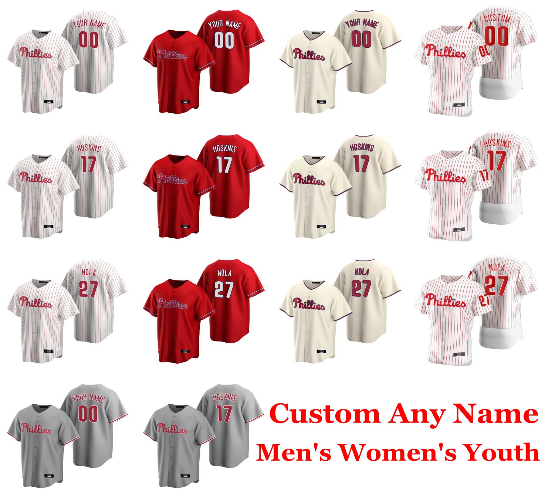 Mens 2020 Season Baseball Jerseys Rhys Hoskins Jersey Aaron Nola Didi Gregorius Bryce Harper Jose Alvarez Victor Arano Custom Stitched Youth, Blue;black
Mens 2020 Season Baseball Jerseys Rhys Hoskins Jersey Aaron Nola Didi Gregorius Bryce Harper Jose Alvarez Victor Arano Custom Stitched Youth, Blue;black
