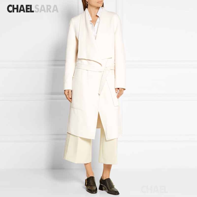2020 New Spring Autumn Winter New Women's Casual Wool Blend Trench Coat Oversize Long Coat with belt Women Wool Outerwear, White
2020 New Spring Autumn Winter New Women's Casual Wool Blend Trench Coat Oversize Long Coat with belt Women Wool Outerwear, White
