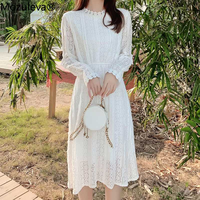 Vintage White Lace Dress Women O-neck Floral Sleeve Female Dress Elastic Waist A-line Women Party Vestidoes Lady Plus Size 3XL
Vintage White Lace Dress Women O-neck Floral Sleeve Female Dress Elastic Waist A-line Women Party Vestidoes Lady Plus Size 3XL