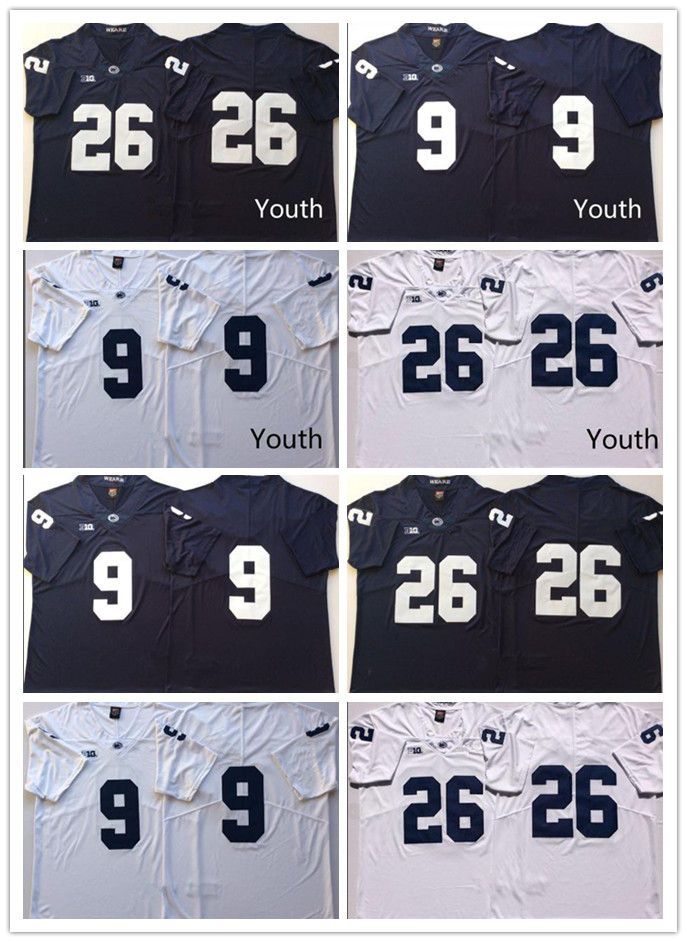 2019 Penn State Nittany Lions Mens Youth 26 Saquon Barkley Football 9 Trace McSorley Navy Blue White Stitched NCAA College Jersey, Youth 26 navy
2019 Penn State Nittany Lions Mens Youth 26 Saquon Barkley Football 9 Trace McSorley Navy Blue White Stitched NCAA College Jersey, Youth 26 navy