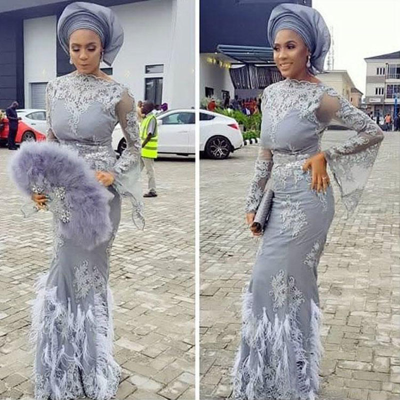 Gorgeous Aso Ebi Arabic Prom Dresses Mermaid High Collar Long Sleeve Evening Dresses Feather Appliques Formal Party Gowns, Gold
Gorgeous Aso Ebi Arabic Prom Dresses Mermaid High Collar Long Sleeve Evening Dresses Feather Appliques Formal Party Gowns, Gold