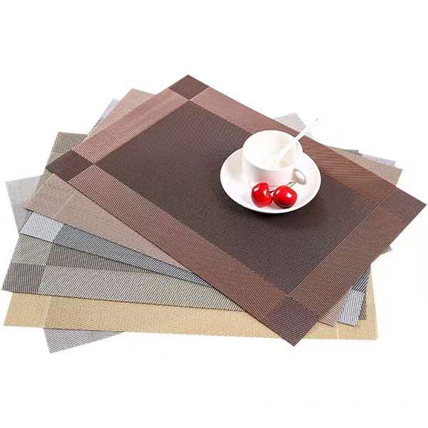 Home Placemats Woven Winyl Table mat Optional color Dining disc pads coasters 30x45cm Washable Table Place mats Dining Table mats
Home Placemats Woven Winyl Table mat Optional color Dining disc pads coasters 30x45cm Washable Table Place mats Dining Table mats