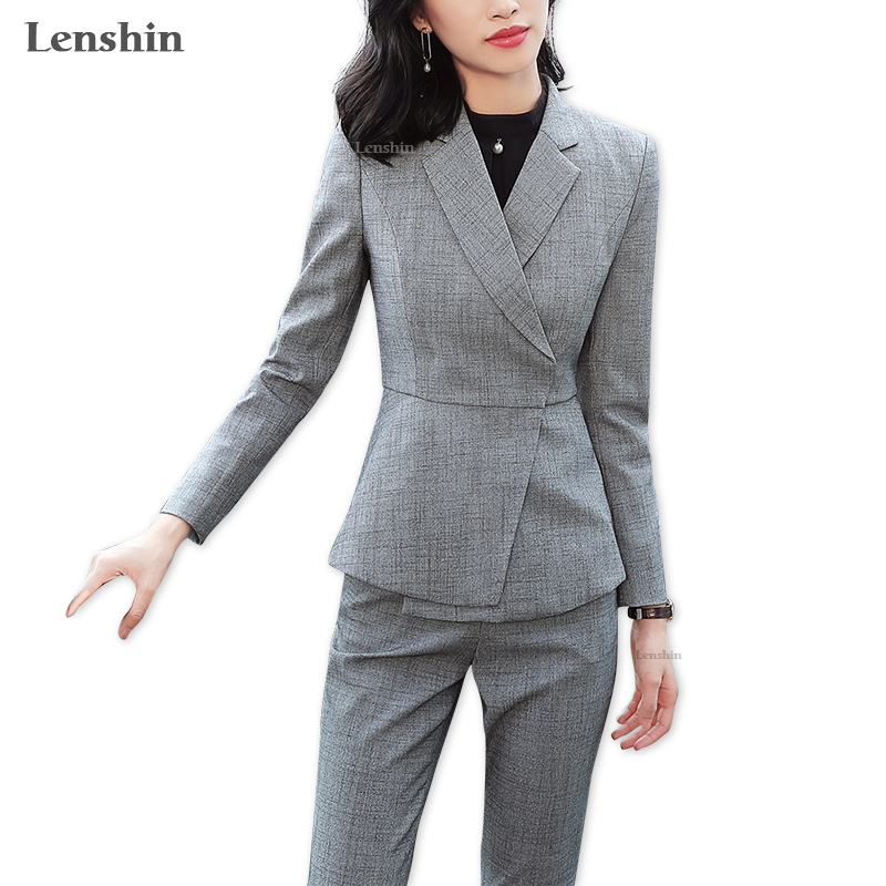 Lenshin 2 Piece Set High-quality Formal Pant Suit Blazer Office Lady Uniform Designs Women Business Jacket and Pant Work Wear, 2 pieces black suit
Lenshin 2 Piece Set High-quality Formal Pant Suit Blazer Office Lady Uniform Designs Women Business Jacket and Pant Work Wear, 2 pieces black suit