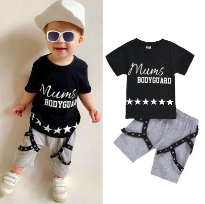 Pudcoco Fast Shipping 0-5Years Baby Boys Clothes Sets Letter Print Short Sleeve Black T Shirts Tops+Grey Shorts Boy Clothing, As pic
Pudcoco Fast Shipping 0-5Years Baby Boys Clothes Sets Letter Print Short Sleeve Black T Shirts Tops+Grey Shorts Boy Clothing, As pic
