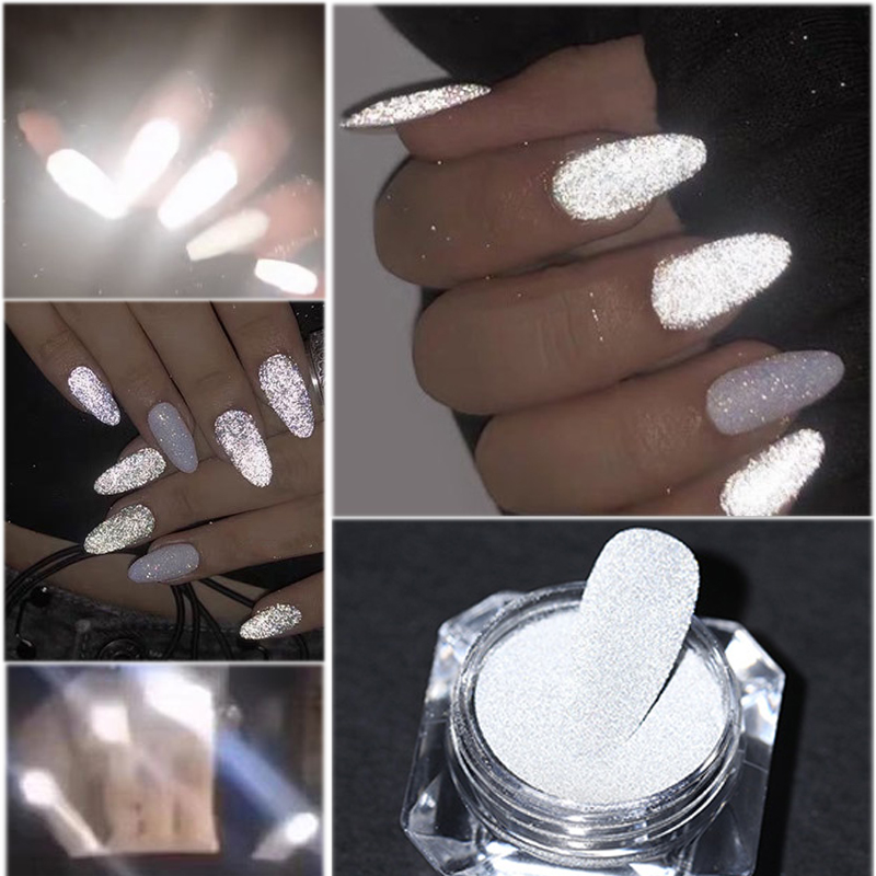 1pcs Chrome Dipping Powder Reflective Nail Art Glitter Powder Shiny Dust Decor DIY Nail Decorations Glow In The Dark Pigment
1pcs Chrome Dipping Powder Reflective Nail Art Glitter Powder Shiny Dust Decor DIY Nail Decorations Glow In The Dark Pigment