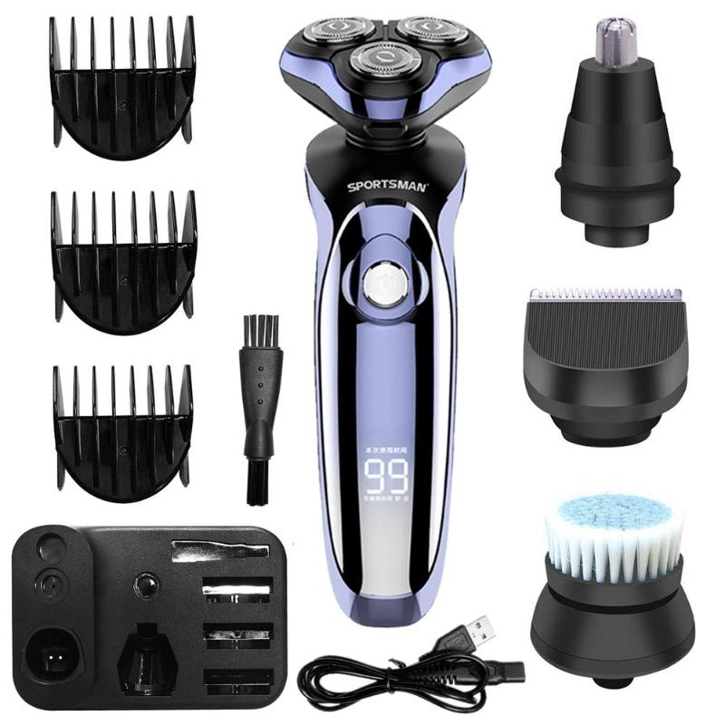 Multifunction Men Washable Rechargeable Electric Shaver Electric Shaving Beard Machine Razor USB Rechargeable
Multifunction Men Washable Rechargeable Electric Shaver Electric Shaving Beard Machine Razor USB Rechargeable