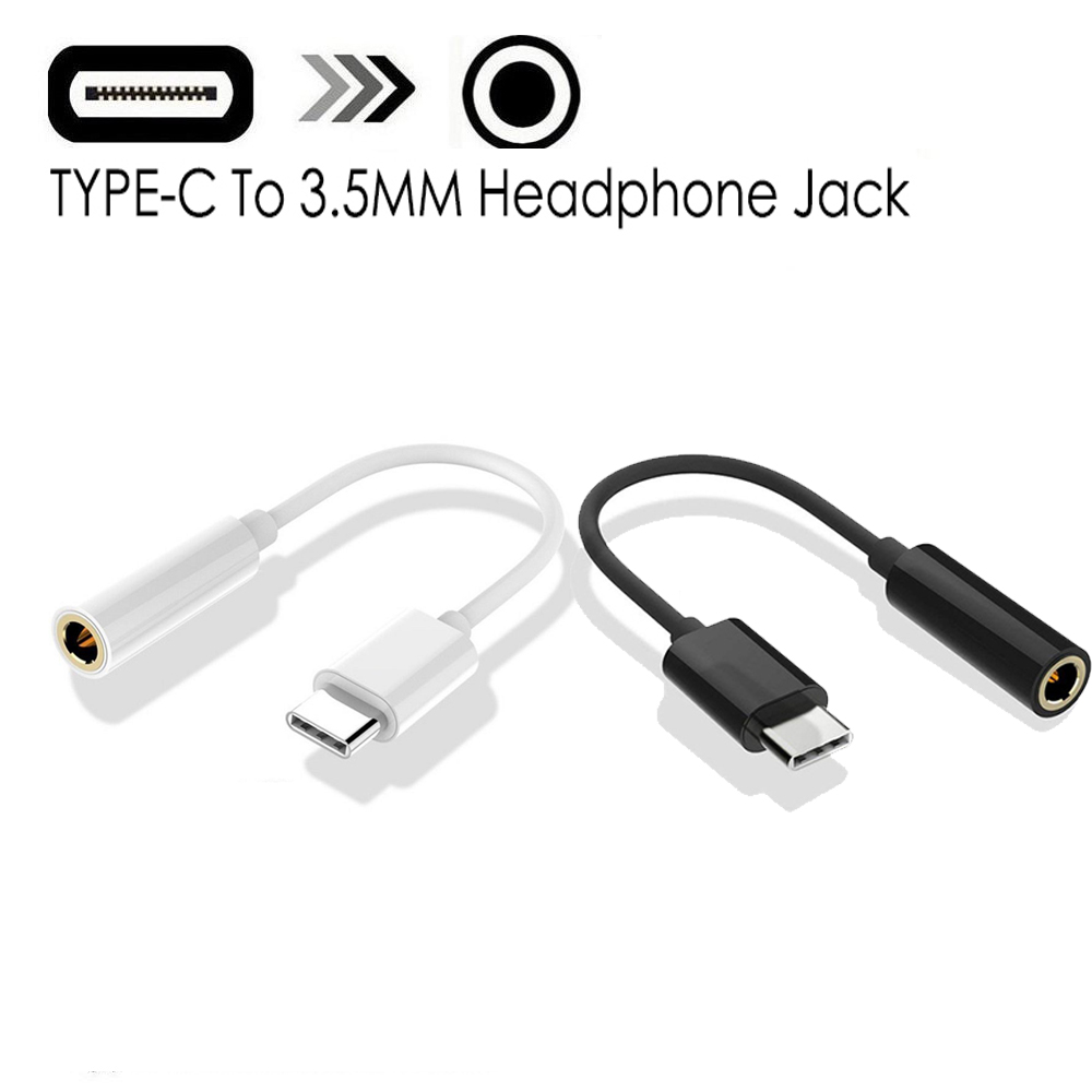 Type-C to 3.5mm Earphone Cable Adapter USB 3.1 Type C Male to 3.5 AUX Audio Female Jack for Type-C Smartphone, White
Type-C to 3.5mm Earphone Cable Adapter USB 3.1 Type C Male to 3.5 AUX Audio Female Jack for Type-C Smartphone, White