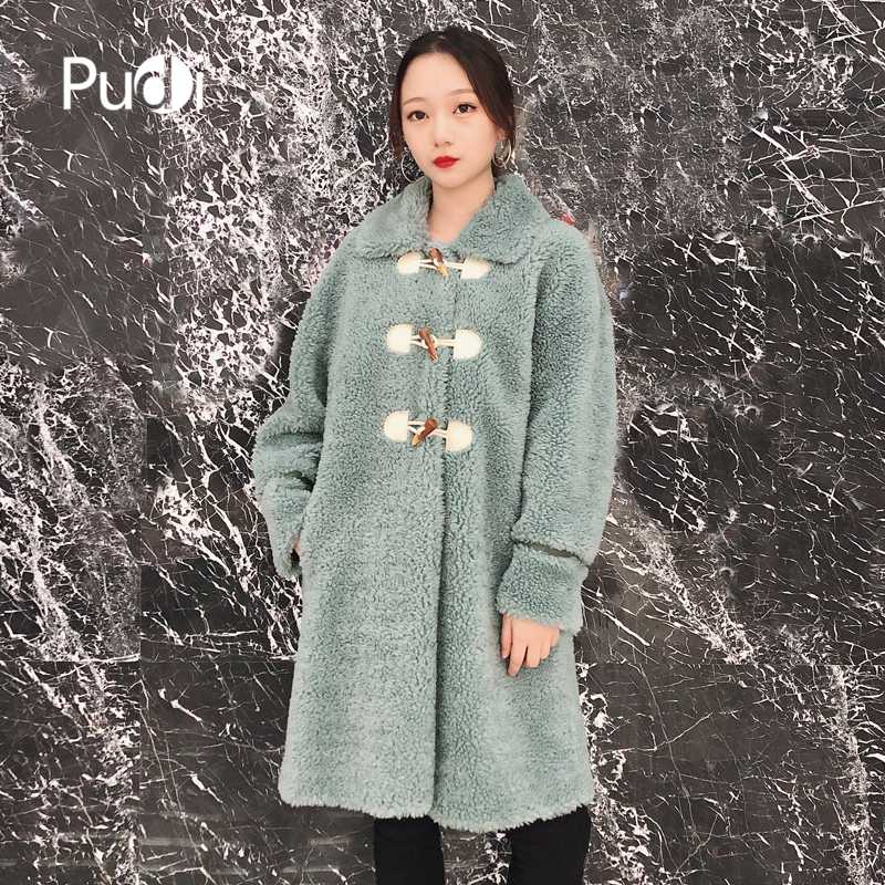 Aorice TX107206 women winter 100% real wool fur inside Horn buckle warm jacket coat lady classic coat jacket over size parka, Green
Aorice TX107206 women winter 100% real wool fur inside Horn buckle warm jacket coat lady classic coat jacket over size parka, Green