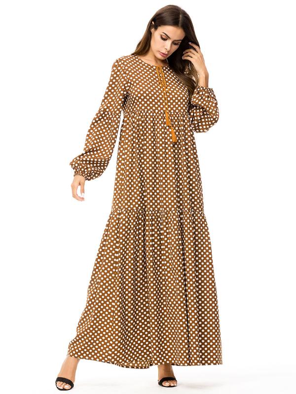 Moroccan Kaftan Abaya Muslim Dress Women Dot Large Swing Turkey A-line Maxi Hijab Party UAE Islamic Elbise Dubai Jilbab Vestidos
Moroccan Kaftan Abaya Muslim Dress Women Dot Large Swing Turkey A-line Maxi Hijab Party UAE Islamic Elbise Dubai Jilbab Vestidos