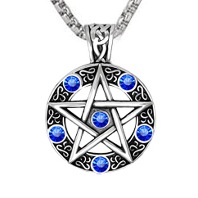 CUTEECO Dropshipping Vintage Style Witch Necklace Gothic Pewter Pentagram Pentacle Pagan Wiccan Pandent Necklace for Men Jewelry
CUTEECO Dropshipping Vintage Style Witch Necklace Gothic Pewter Pentagram Pentacle Pagan Wiccan Pandent Necklace for Men Jewelry
