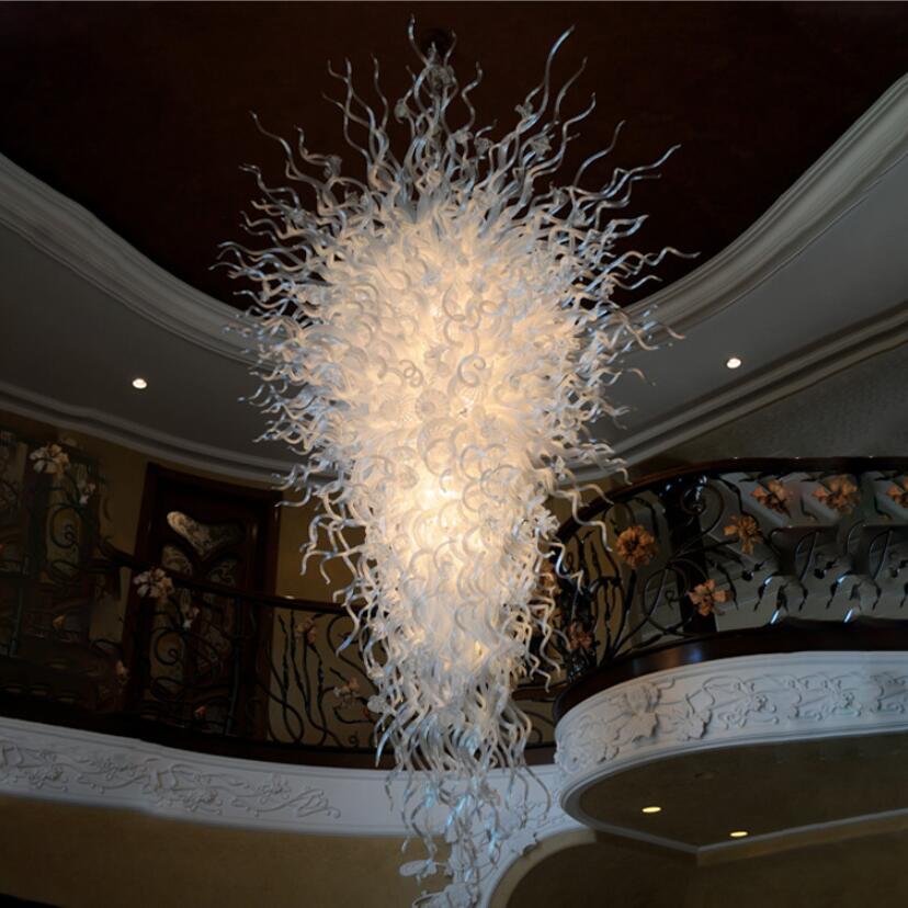 Hand Blown Glass Chandelier Pendant Lamps White Color Art Lights Modern Custom LED Lighting for House Decoration Living Room
Hand Blown Glass Chandelier Pendant Lamps White Color Art Lights Modern Custom LED Lighting for House Decoration Living Room