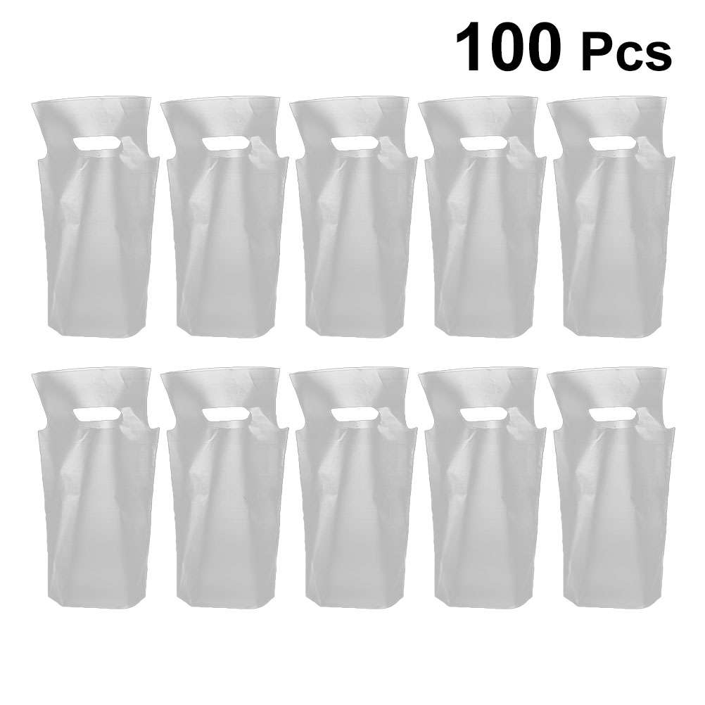 100pcs Disposable Drink Pouches Practical Handheld Coffee Container Bag Useful Beverages Tote for Milk Shop
100pcs Disposable Drink Pouches Practical Handheld Coffee Container Bag Useful Beverages Tote for Milk Shop