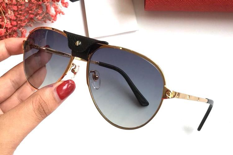 France Design New Fashion Leather buckle Sunglasses Metal Frame Gold screw style Brand Designer For Men Women Pilot Driver Eyewear lunettes
France Design New Fashion Leather buckle Sunglasses Metal Frame Gold screw style Brand Designer For Men Women Pilot Driver Eyewear lunettes