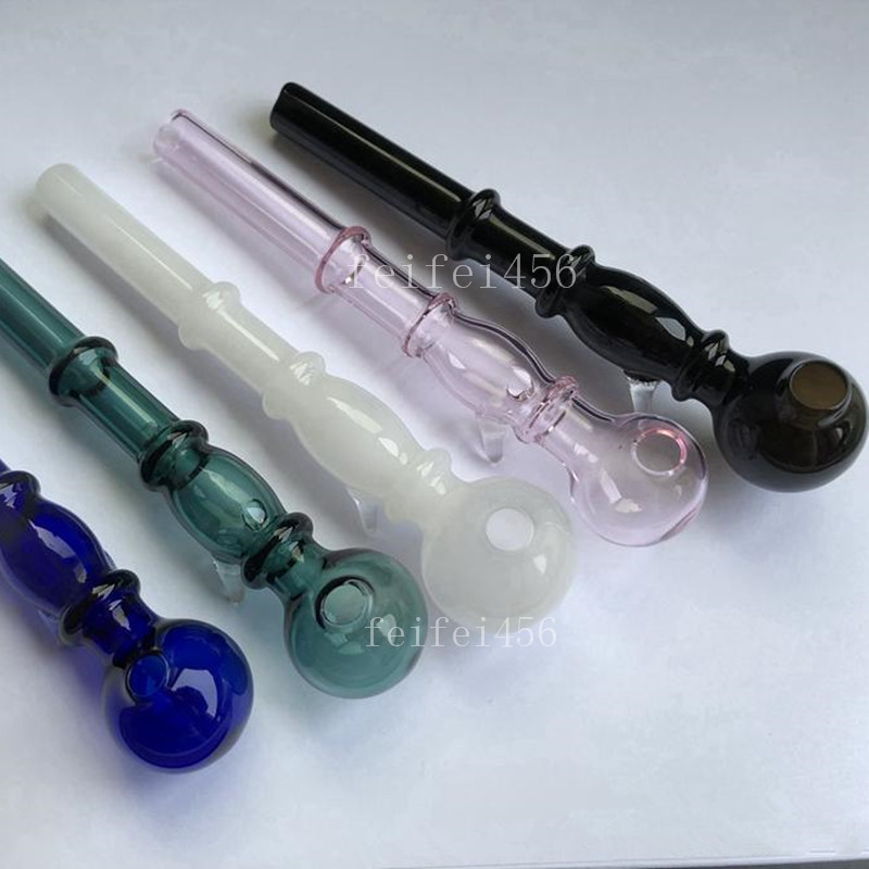 Newest glass oil burner pipe Hand Smoking Pipe with Approx 14cm Colorful Glass Bowl Thick Pyrex Heady Glass Tobacco Water Pipes
Newest glass oil burner pipe Hand Smoking Pipe with Approx 14cm Colorful Glass Bowl Thick Pyrex Heady Glass Tobacco Water Pipes