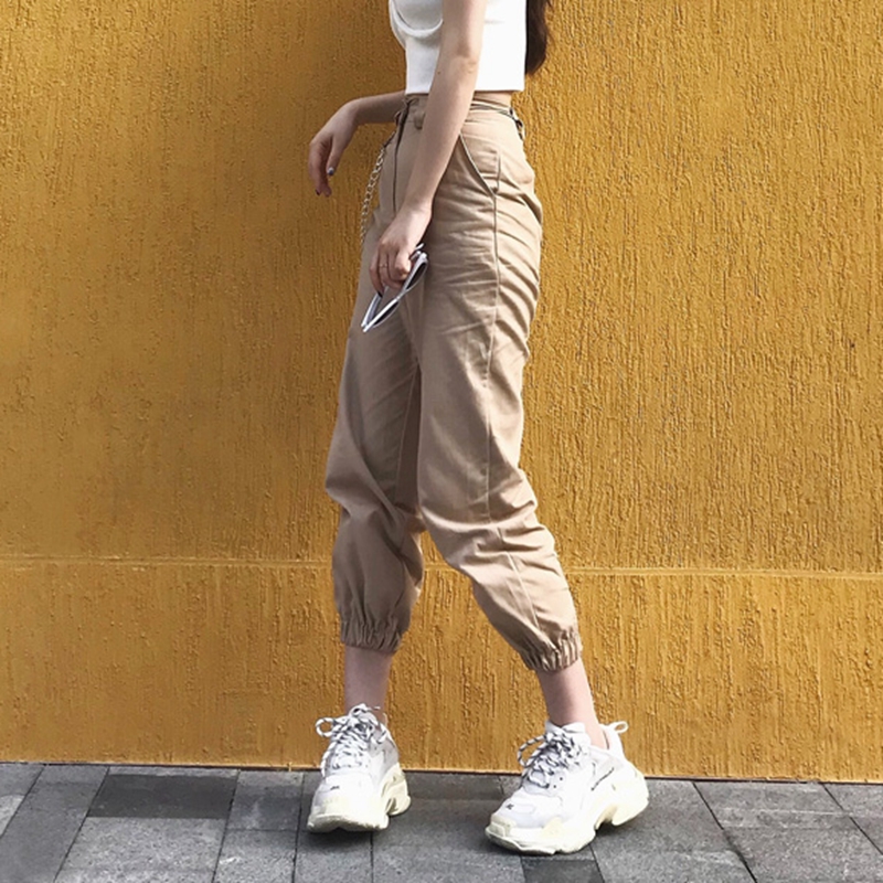 Februaryfrost 2020 Women Spring Vintage High Waist Chain Cargo Pants Harem Pants Joggers Baggy Trousers Streetwear Plus Size, White
Februaryfrost 2020 Women Spring Vintage High Waist Chain Cargo Pants Harem Pants Joggers Baggy Trousers Streetwear Plus Size, White