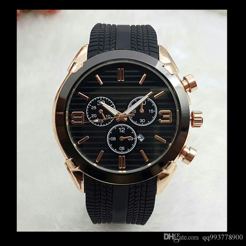 relogios masculinos 45mm high quality top brand gold watches men luxury designer fashion big bang quartz automatic day date mast, Black
relogios masculinos 45mm high quality top brand gold watches men luxury designer fashion big bang quartz automatic day date mast, Black