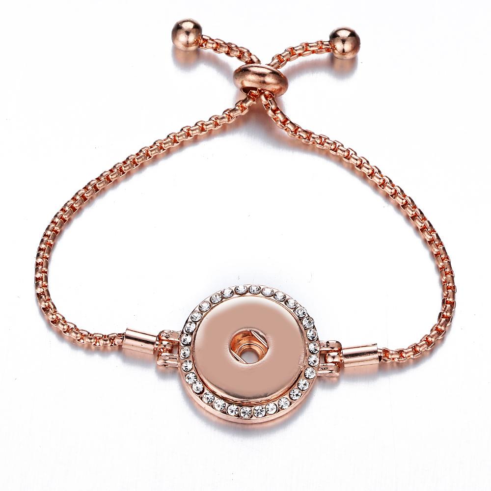 New Rose Gold 18mm Snap Bracelets European Charm Bead Bangle & Bracelet Fashion Jewelry For Women Men
New Rose Gold 18mm Snap Bracelets European Charm Bead Bangle & Bracelet Fashion Jewelry For Women Men