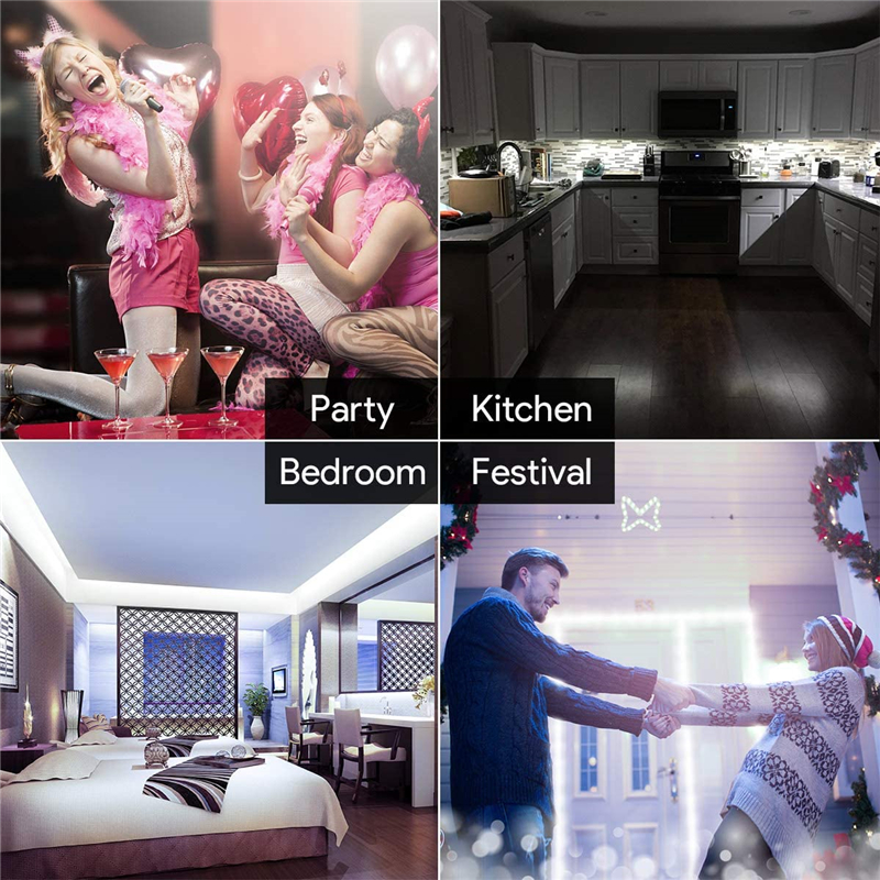 LED Strip Light 5050 5630 2835 Flexible Rope Light 5M 60Leds/M 300Led SMD 12V lamp for Home Kitchen Under Cabinet