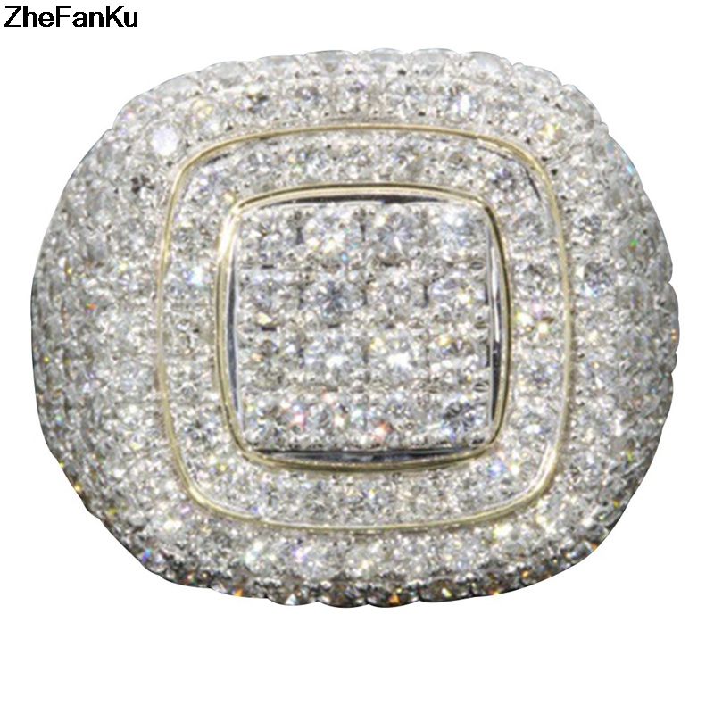 Fashion Full Off Crystal Silver Ring Men Jewelry Big Mens Signet Rings For Man Zircon Wedding Band Rings
Fashion Full Off Crystal Silver Ring Men Jewelry Big Mens Signet Rings For Man Zircon Wedding Band Rings