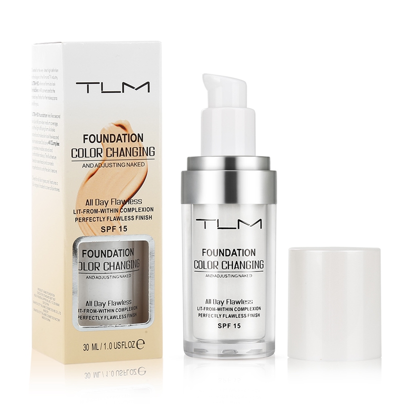 TLM 30ml Color Changing Foundation Profesional Colour Changing Face Makeup Waterproof Liquid Foundation Matte High Coverage Concealer Cream
TLM 30ml Color Changing Foundation Profesional Colour Changing Face Makeup Waterproof Liquid Foundation Matte High Coverage Concealer Cream