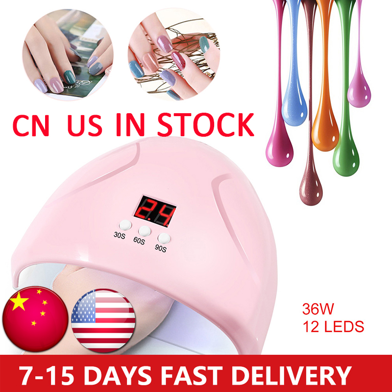 NEW 36/54W UV LED Lamp Nail dryer For All Gels 12 LEDs Polish For Nail Lamp Automatic inductio Curing Gel Dryer
NEW 36/54W UV LED Lamp Nail dryer For All Gels 12 LEDs Polish For Nail Lamp Automatic inductio Curing Gel Dryer