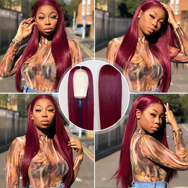 99J Redwine Brazilian Straight Lace Front Human Hair Wigs 150% Density Remy Pre plucked 13x4 Lace Front Wig For Women KEMY HAIR, As pic
99J Redwine Brazilian Straight Lace Front Human Hair Wigs 150% Density Remy Pre plucked 13x4 Lace Front Wig For Women KEMY HAIR, As pic