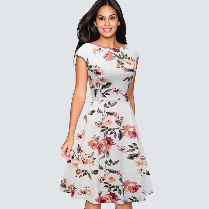 Women Elegant Casual Party Floral Printed Swing sundress Short sleeve morden fashion female vestidos 1HA067, Black floral
Women Elegant Casual Party Floral Printed Swing sundress Short sleeve morden fashion female vestidos 1HA067, Black floral