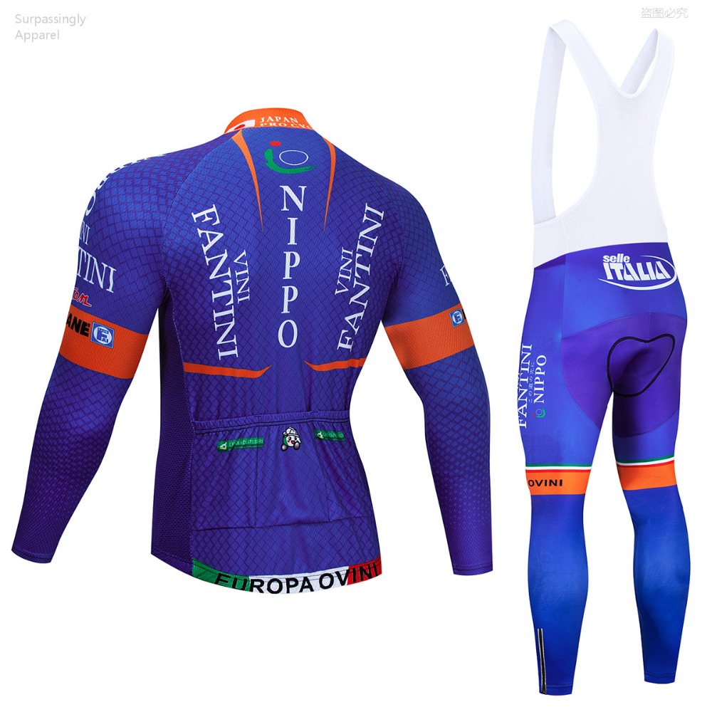 UCI Team 2019 Pro Cycling Jackets 12D Gel Pad Bike Suit Mens Ropa Ciclismo Autumn Bike Clothing Cycling Maillot Culotte