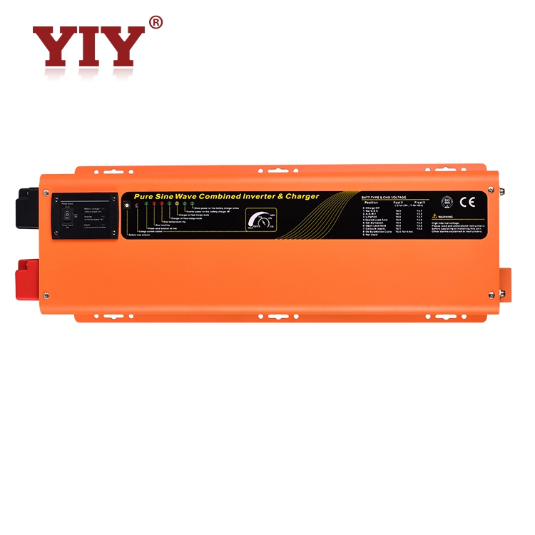 Solar Inverter Battery Charger LED 3-6KW DC24/48V AC120-240V Split Phase Dual Output Pure Sine Wave Power Inverter AC-DC Transform Off-grid Hybrid PV 