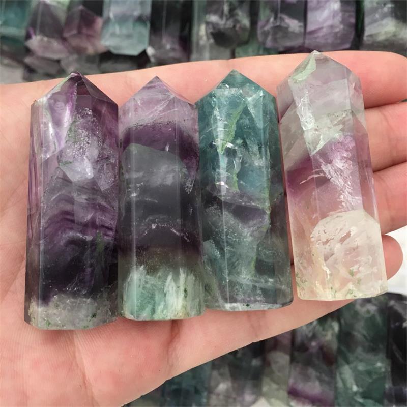 Free shipping Wholesale 4pcs Natural purple green fluorite QUARTZ CRYSTAL WAND POINT Column Sceptres Pillar HEALING Reiki Chakra pendant
Free shipping Wholesale 4pcs Natural purple green fluorite QUARTZ CRYSTAL WAND POINT Column Sceptres Pillar HEALING Reiki Chakra pendant
