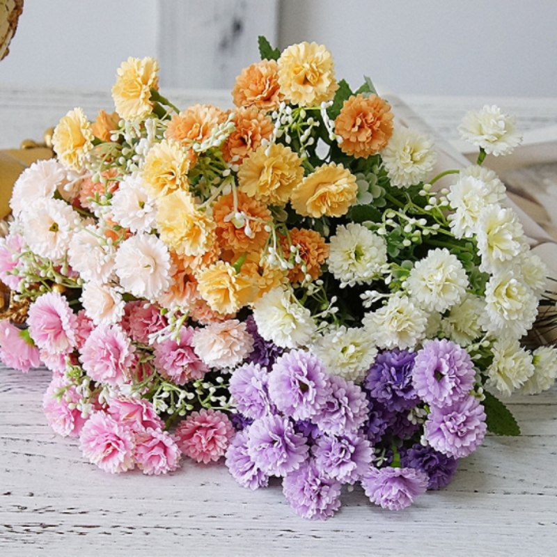 20 Heads Artificial Lilac Flowers Real Touch Fake Silk Flowers Wedding Holding Flores Bouquet for Home Garden Decoration Wreath
20 Heads Artificial Lilac Flowers Real Touch Fake Silk Flowers Wedding Holding Flores Bouquet for Home Garden Decoration Wreath