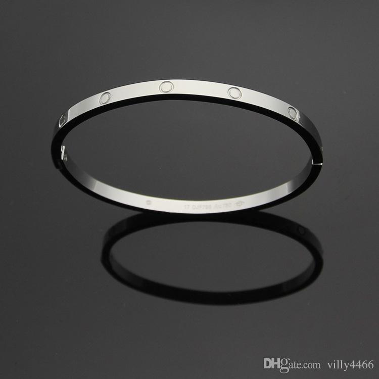 Wholesale brand name Fashion Hot titanium steel Love Bracelet&bangle narrow love Bangle Women Bracelet Diamond opening Bangles with dust bag
Wholesale brand name Fashion Hot titanium steel Love Bracelet&bangle narrow love Bangle Women Bracelet Diamond opening Bangles with dust bag