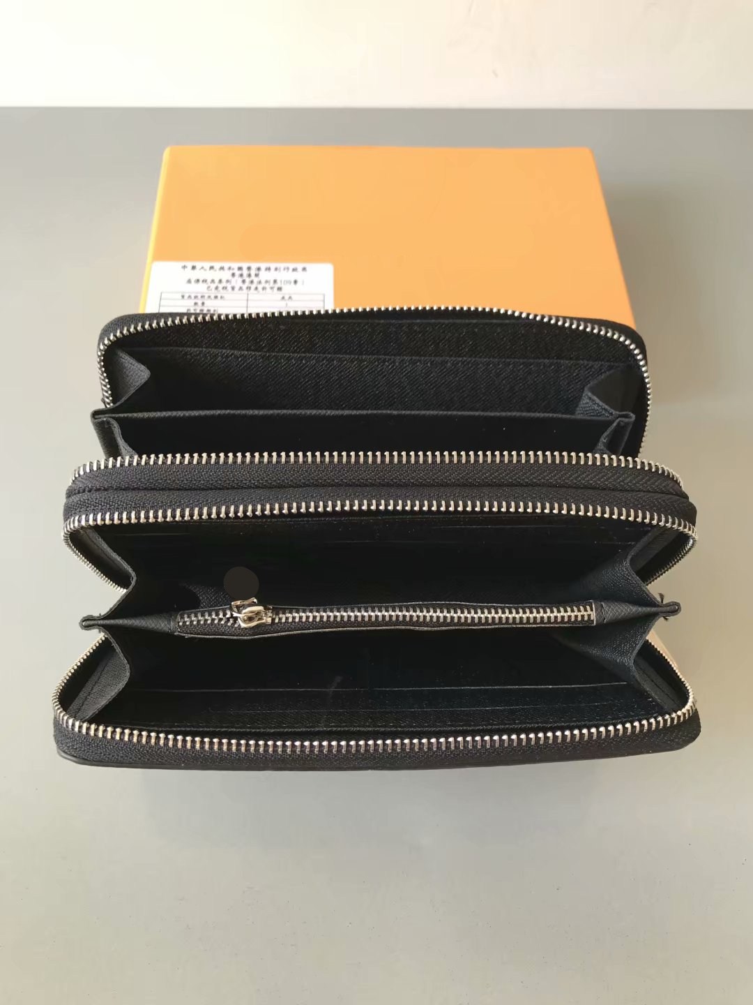 double ZIPPY WALLET VERTICAL men women long fashion designer wallets holders business leather purse card holder, Black lattice
double ZIPPY WALLET VERTICAL men women long fashion designer wallets holders business leather purse card holder, Black lattice