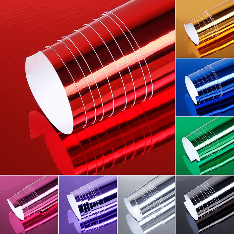 Chrome Mirror Vinyl Wrap Film Car Sticker Decal Sheet Bubble Free 19.7x60'' Red/Green/Sliver/Golden
Chrome Mirror Vinyl Wrap Film Car Sticker Decal Sheet Bubble Free 19.7x60'' Red/Green/Sliver/Golden