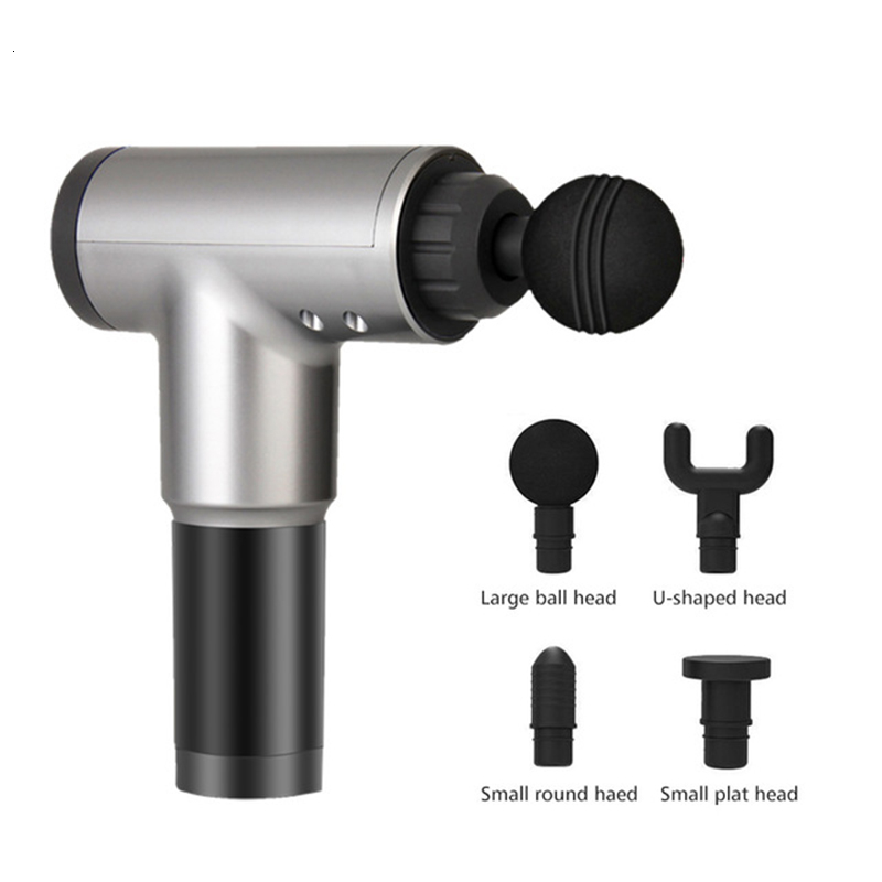 3200r/min Electric Muscle Massager Stimulator Fascia Massage Gun Deep Vibration Therapy Tissue Muscle Relaxation for Pain Relief LY191203